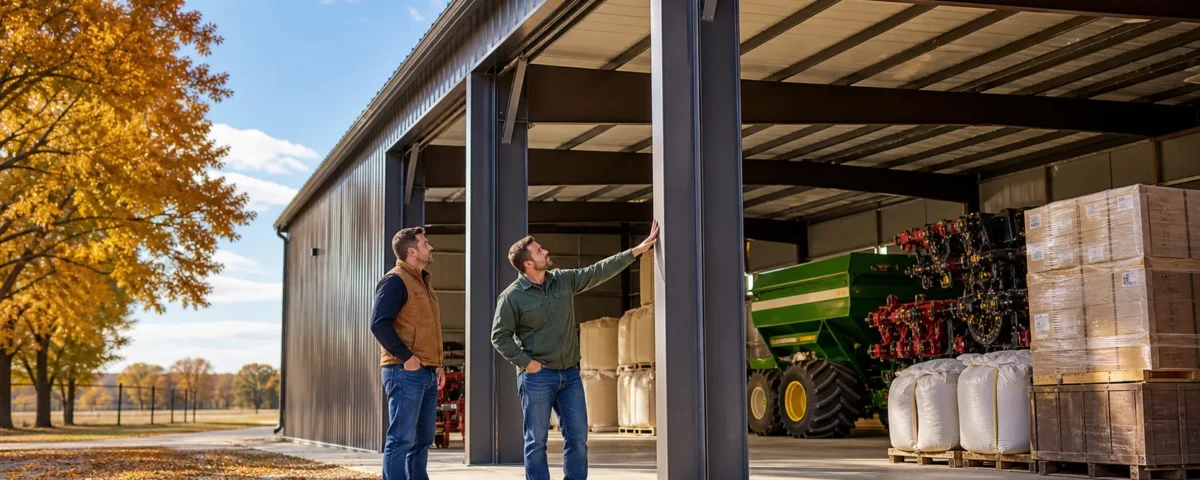 Why Use Steel Frame Buildings for Fall Storage Setups