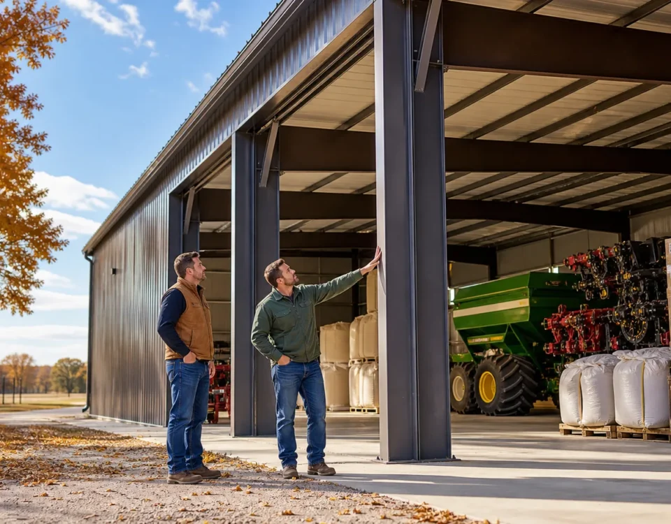 Why Use Steel Frame Buildings for Fall Storage Setups